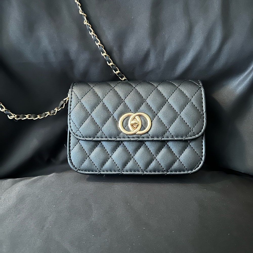 Black Quilted Bag